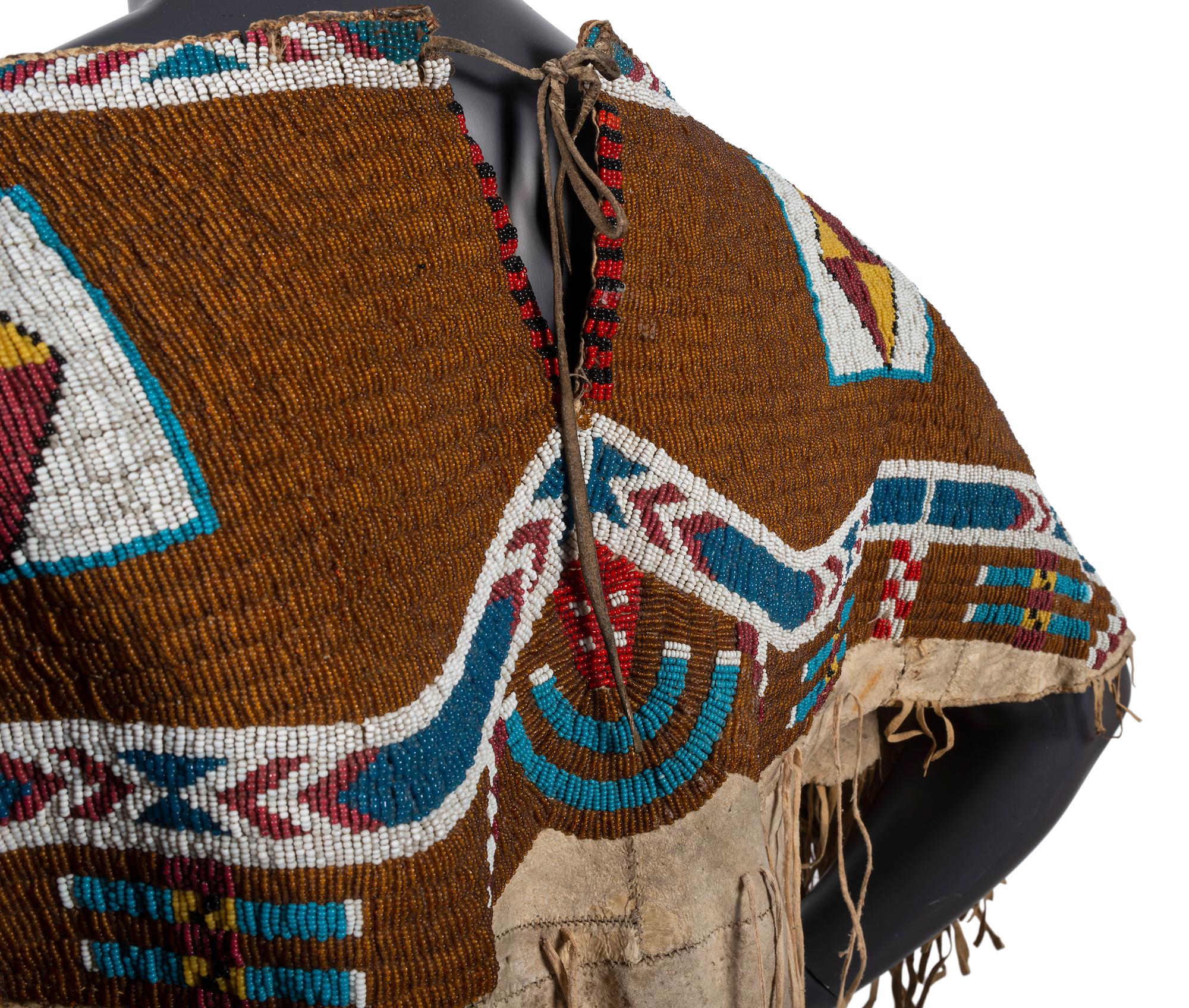 Sioux Beaded Hide Dress