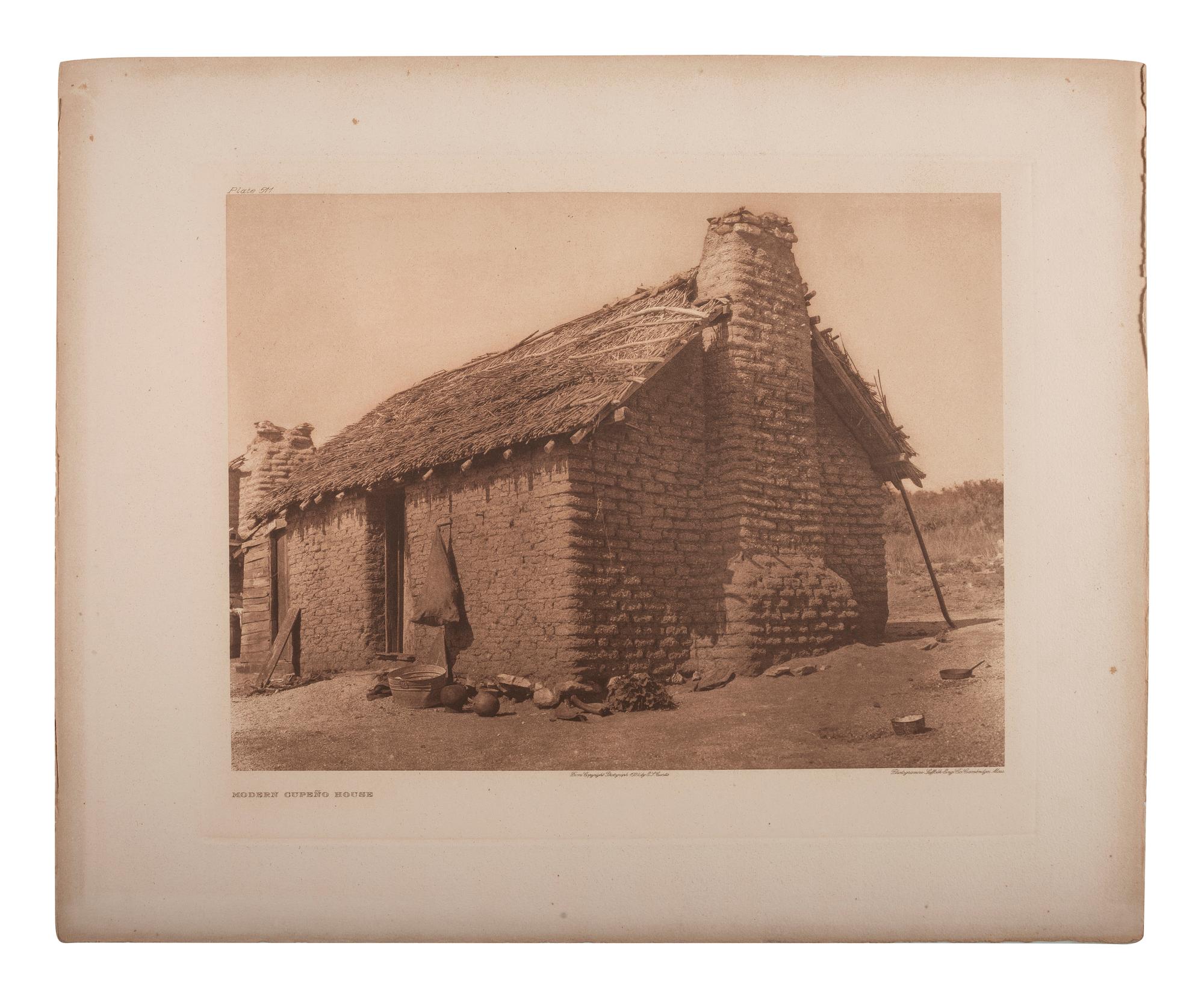 CURTIS, Edward (1868-1952). A group of 18 photogravure portraits.