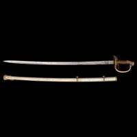 Cent Guard Style Presentation Sword of Capt. A.T. Farwell 179th NY Infantry, KIA at The Crater and the Sword Captured by Capt. J.B. Hughes, 11th AL Infantry