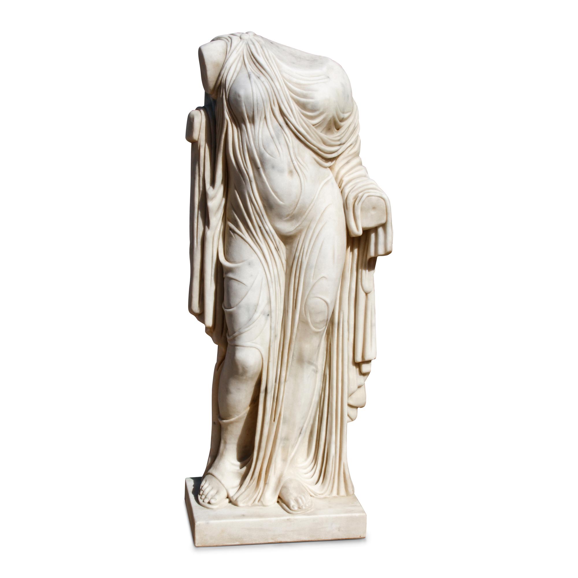 An Italian Marble Torso of a Woman
