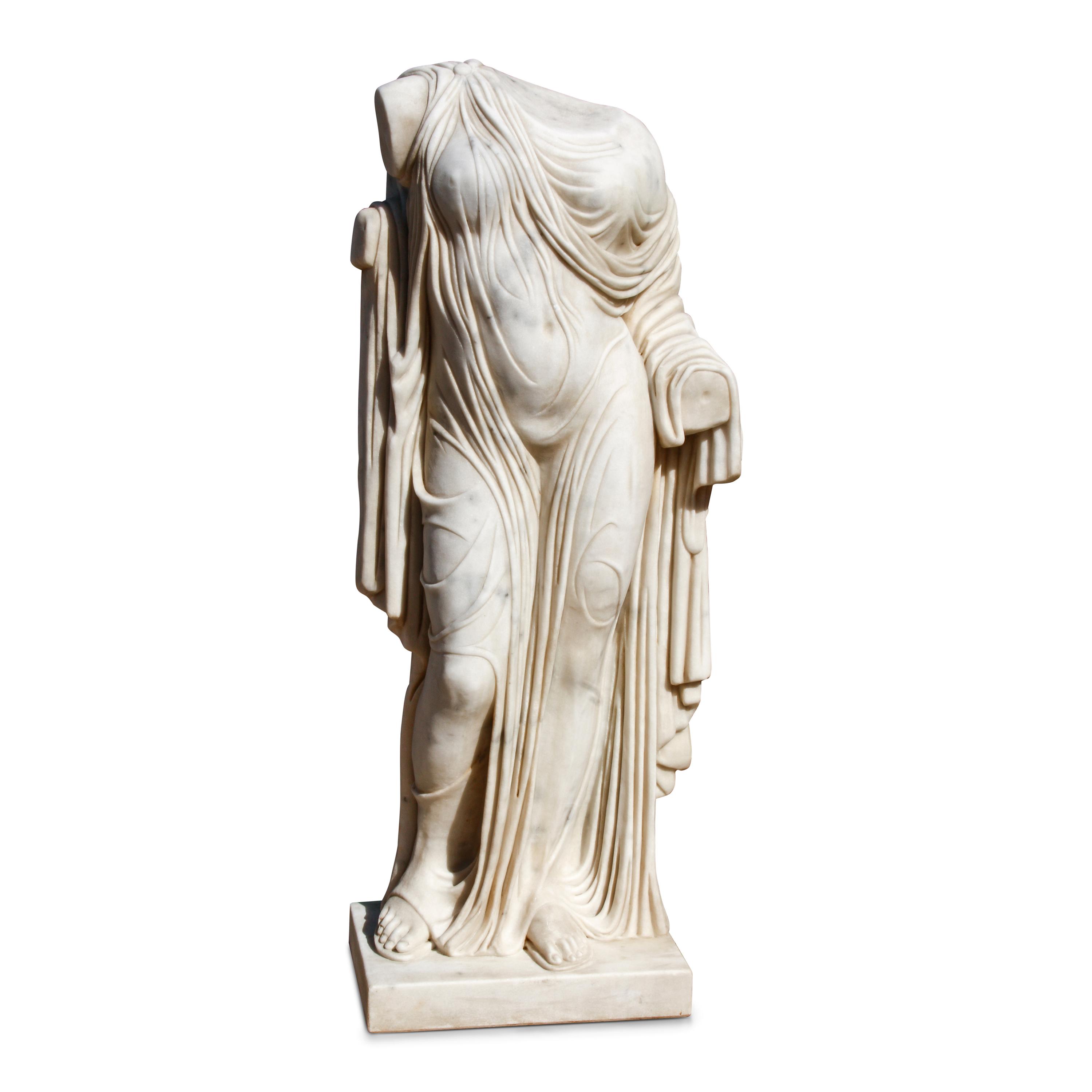 An Italian Marble Torso of a Woman