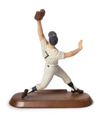 A Mickey Mantle Signed Autograph Salvino Figure,