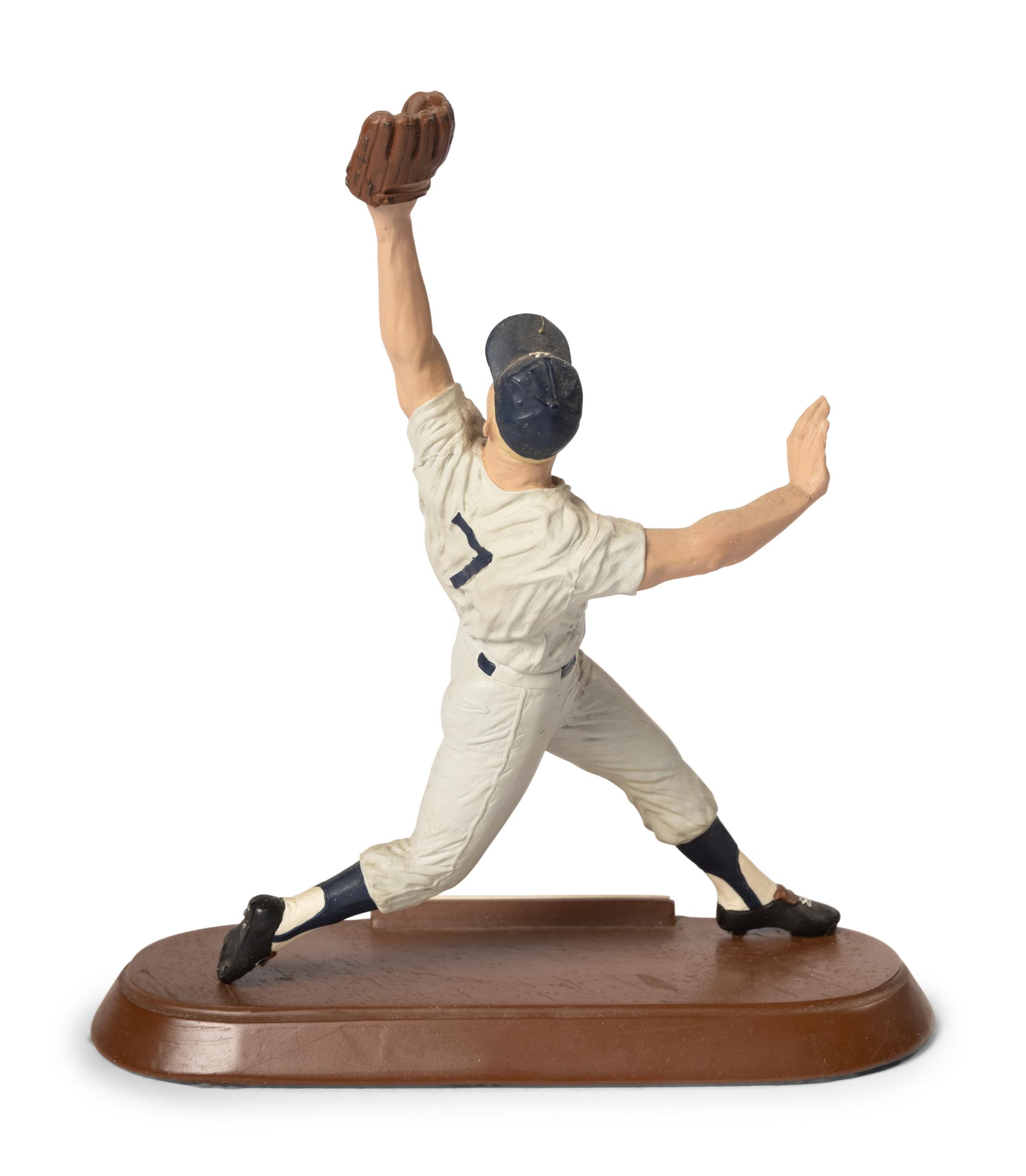 A Mickey Mantle Signed Autograph Salvino Figure,