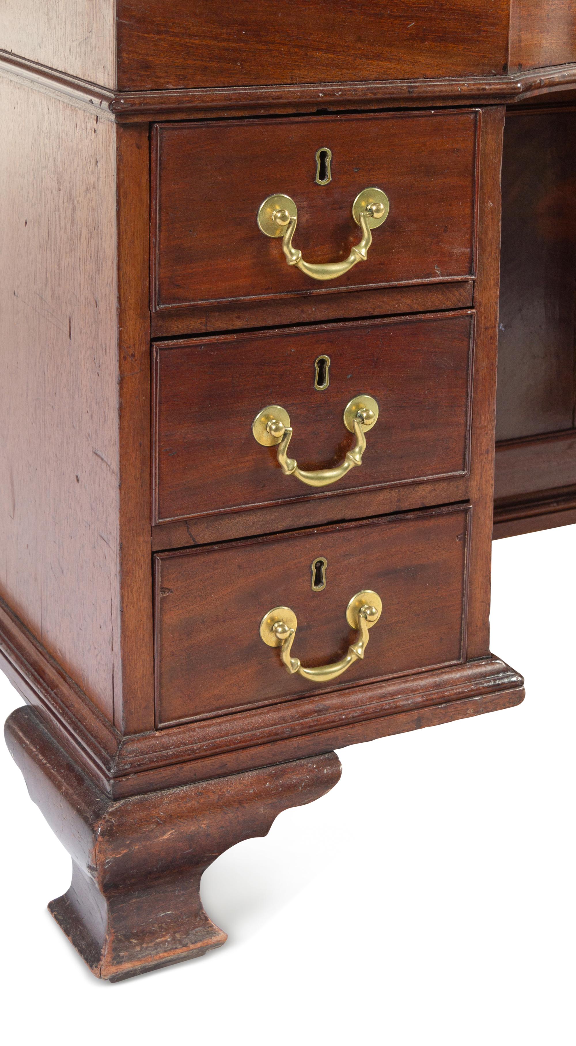 A George III Mahogany Writing Table of Baronial Interest