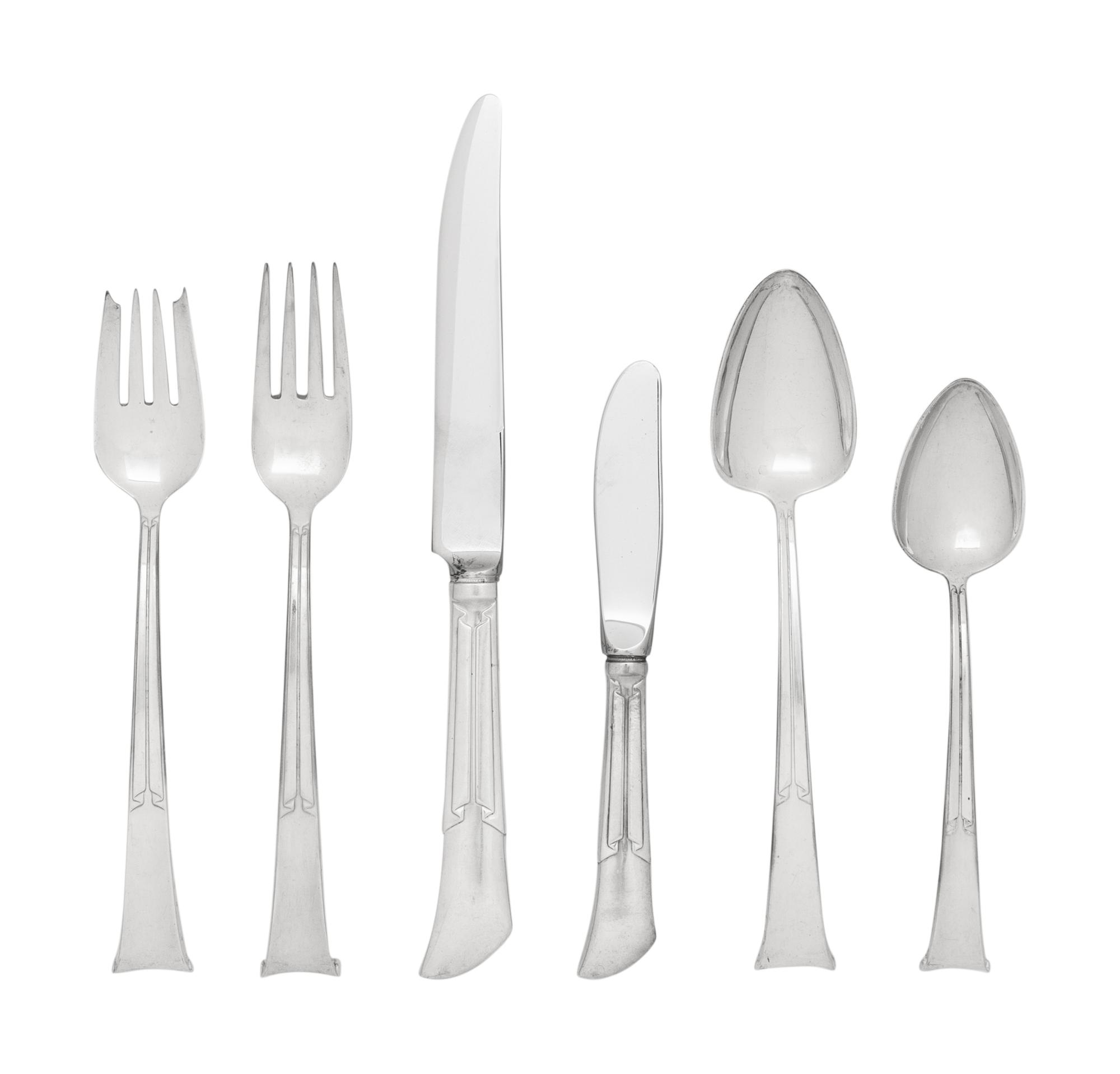 A Tiffany and Co. Silver Flatware Service