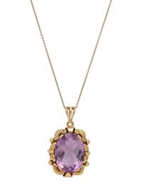 AMETHYST PENDANT/NECKLACE