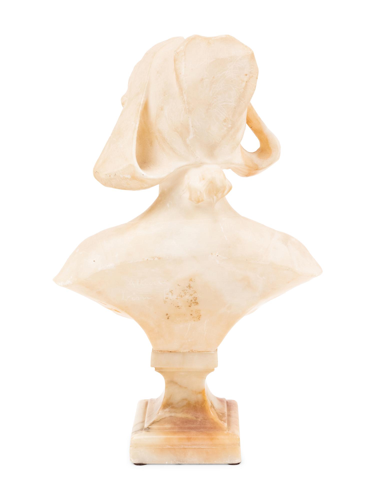 An Italian Alabaster Bust