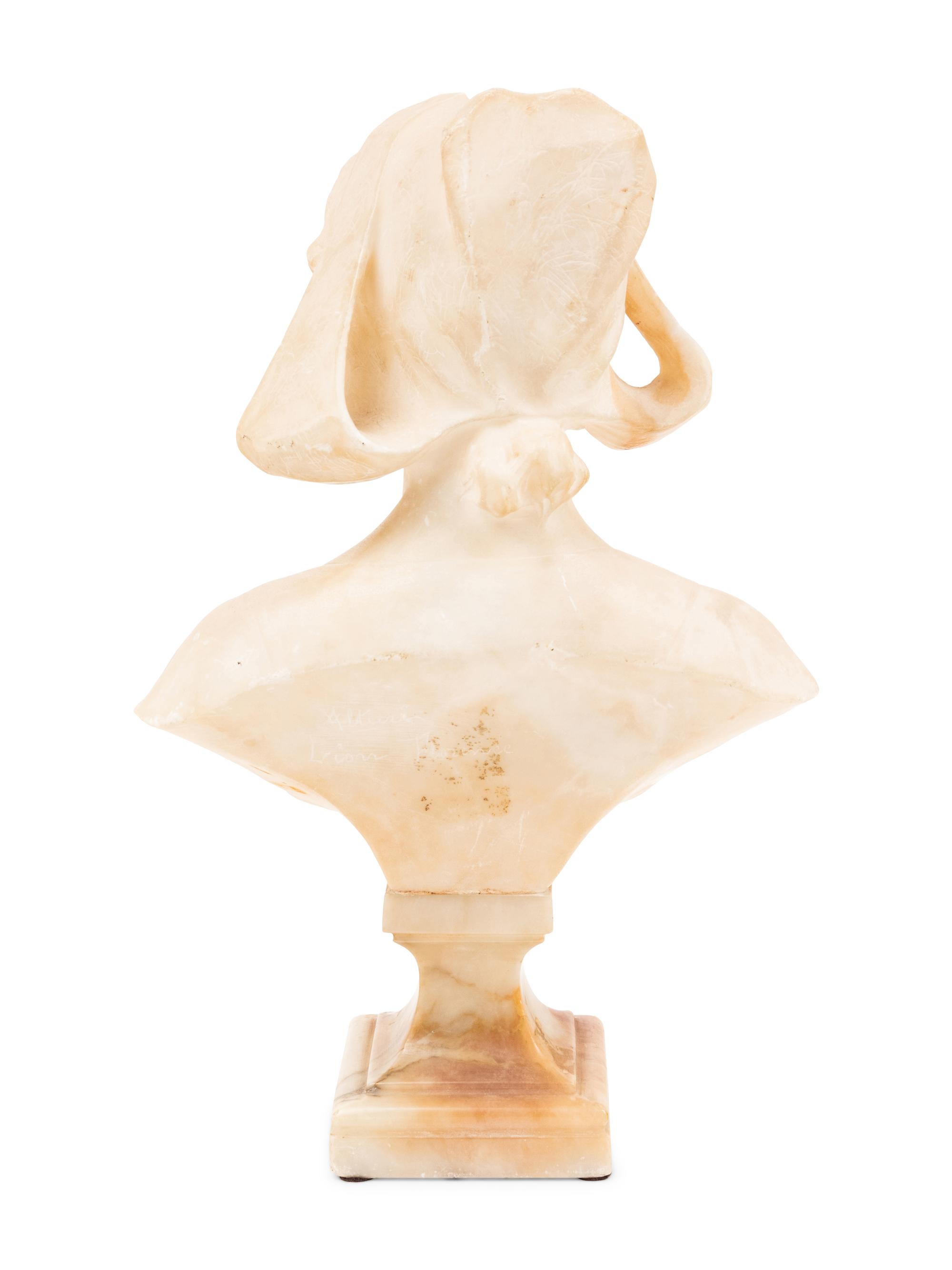 An Italian Alabaster Bust