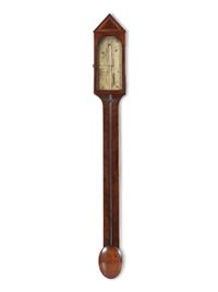 A George III Mahogany Stick Barometer