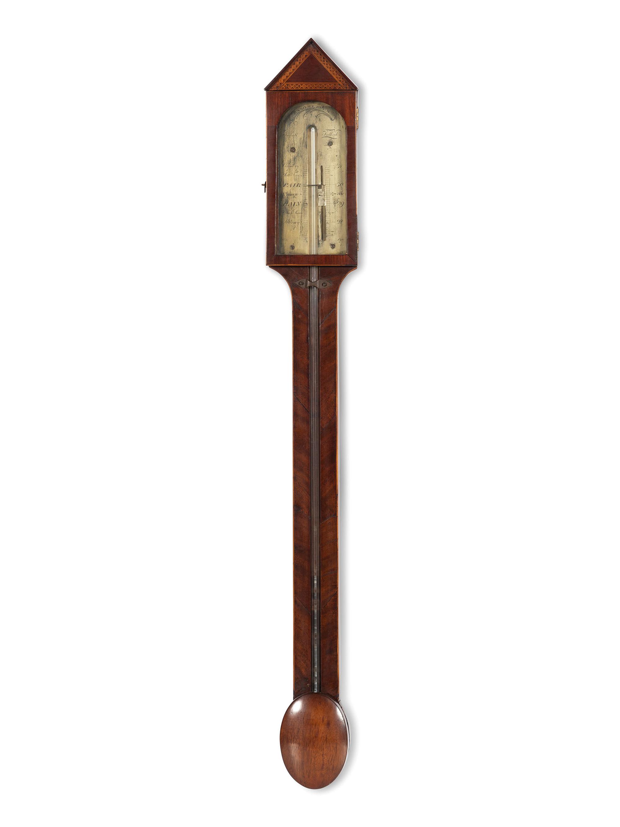 A George III Mahogany Stick Barometer