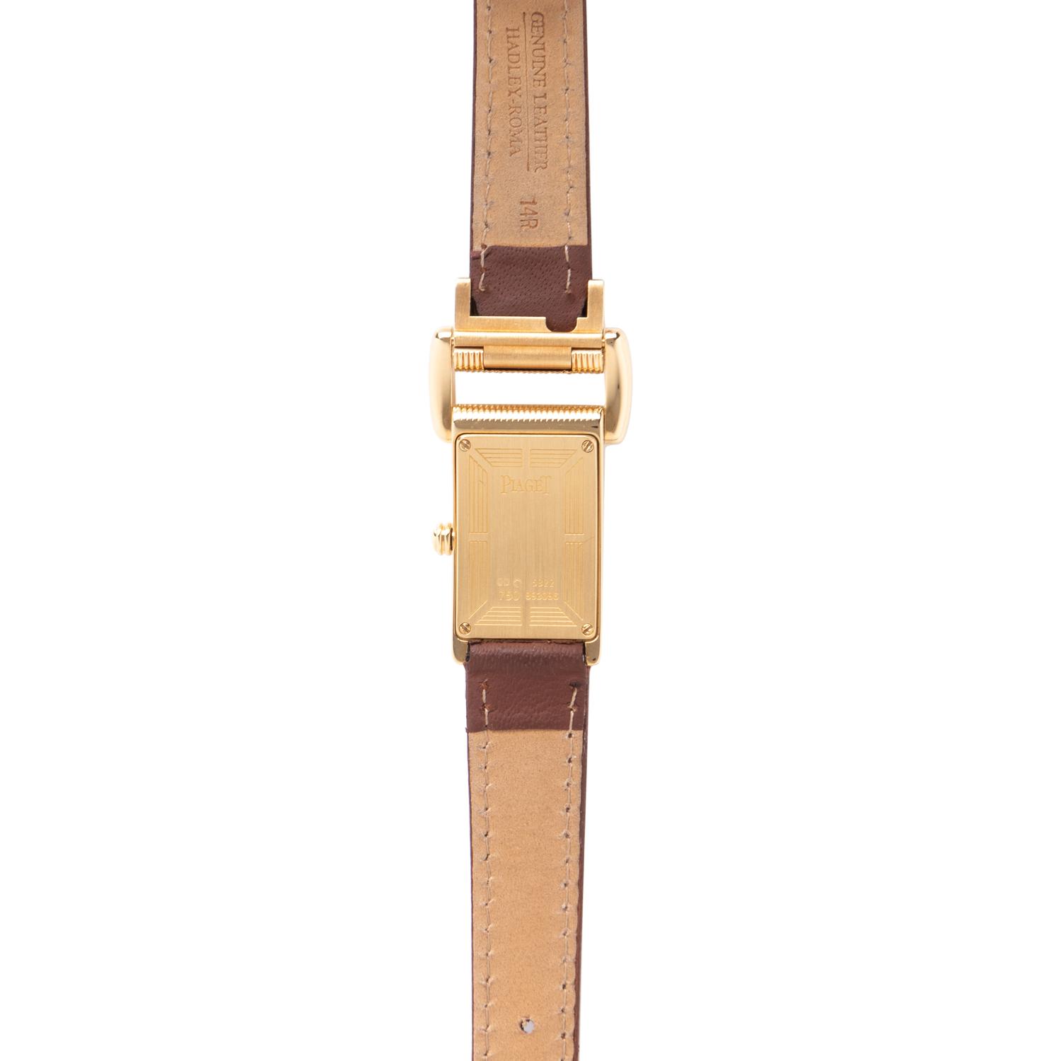 PIAGET, REF. 5322 18K YELLOW GOLD 'MISS PROTOCOLE' WRISTWATCH