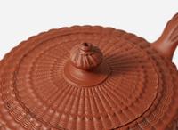 A Staffordshire Engine Turned Redware Teapot, UK, 1770s
