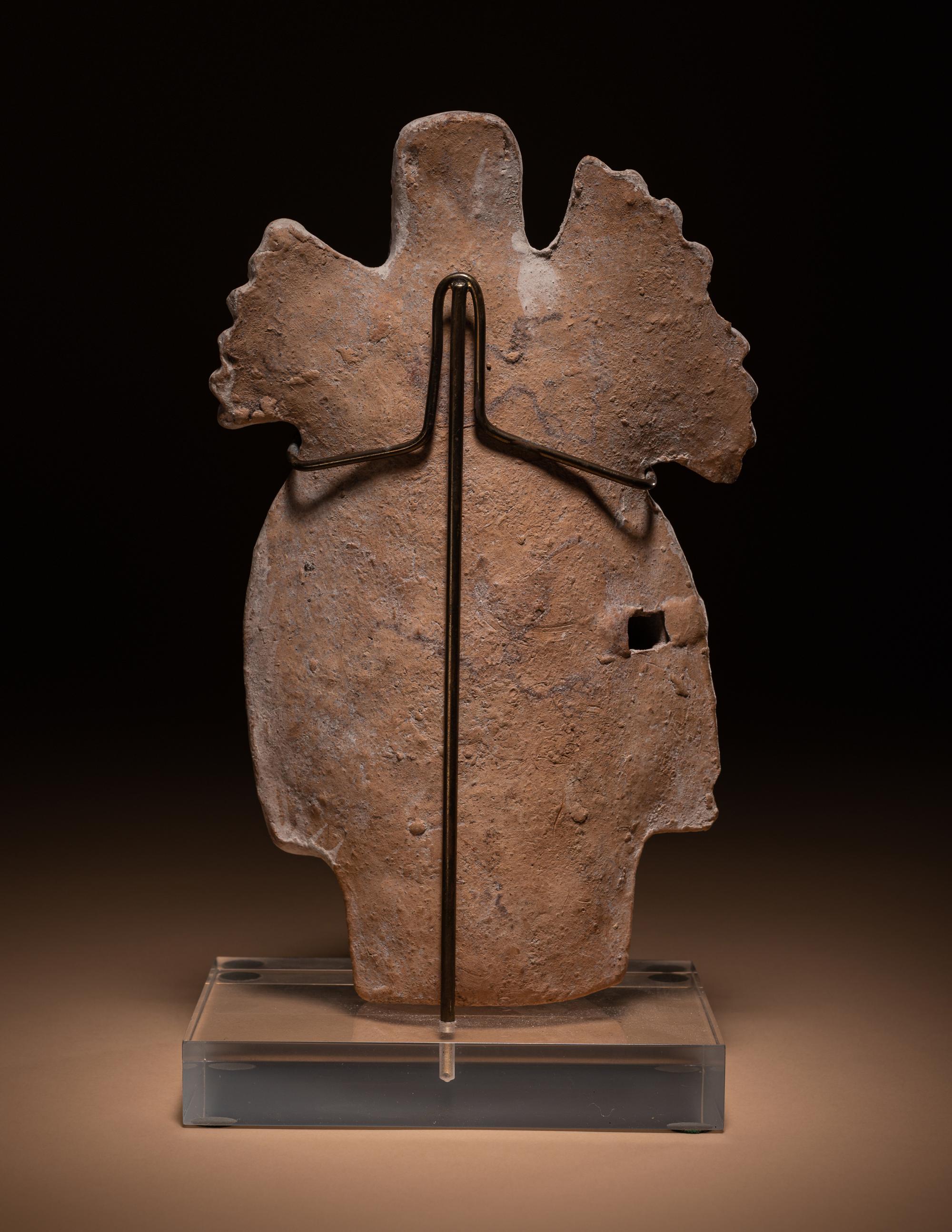 A Nopiloa Terracotta Whistling Figure