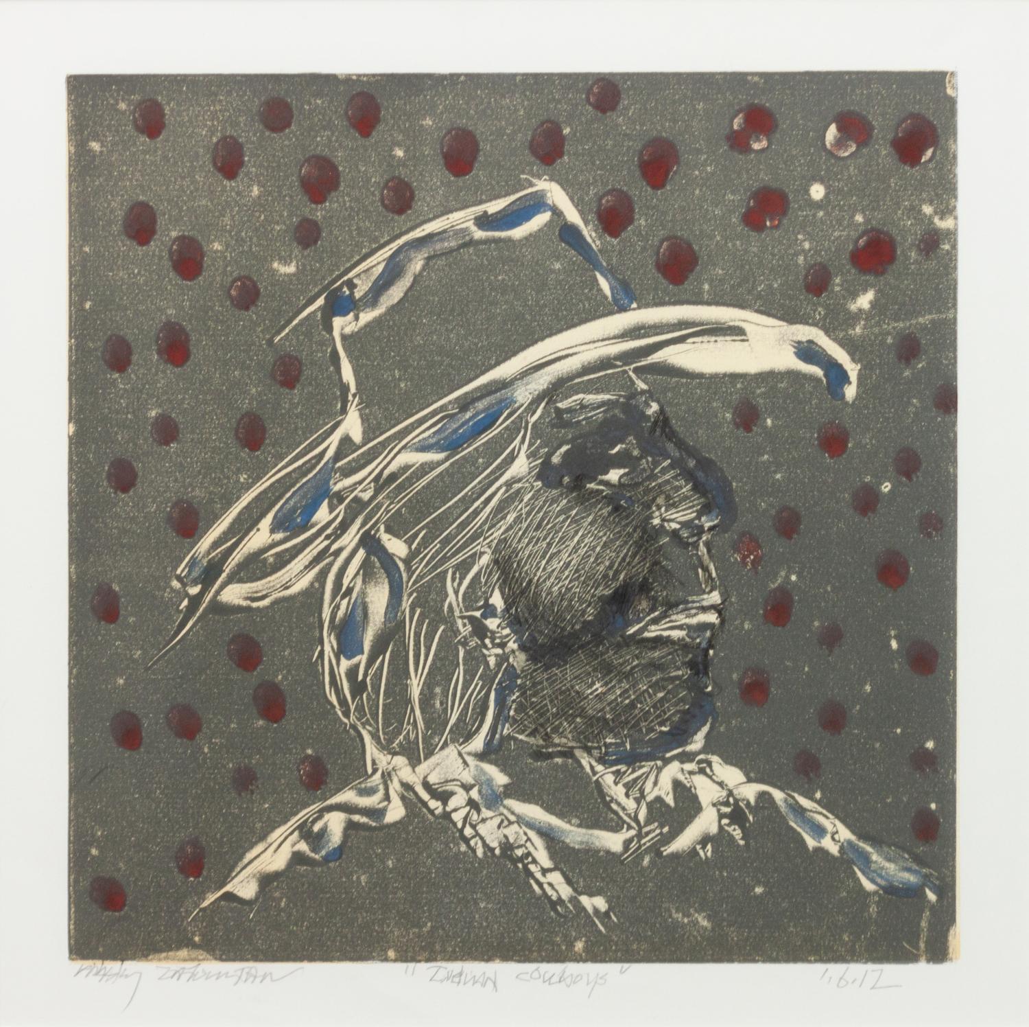 Two Works: Lonesome Dog, 2010; Indian Cowboys, 2012