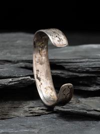 Navajo Stamped Ingot Cuff Bracelet, Collected by Hoffman Birney (1891-1958)