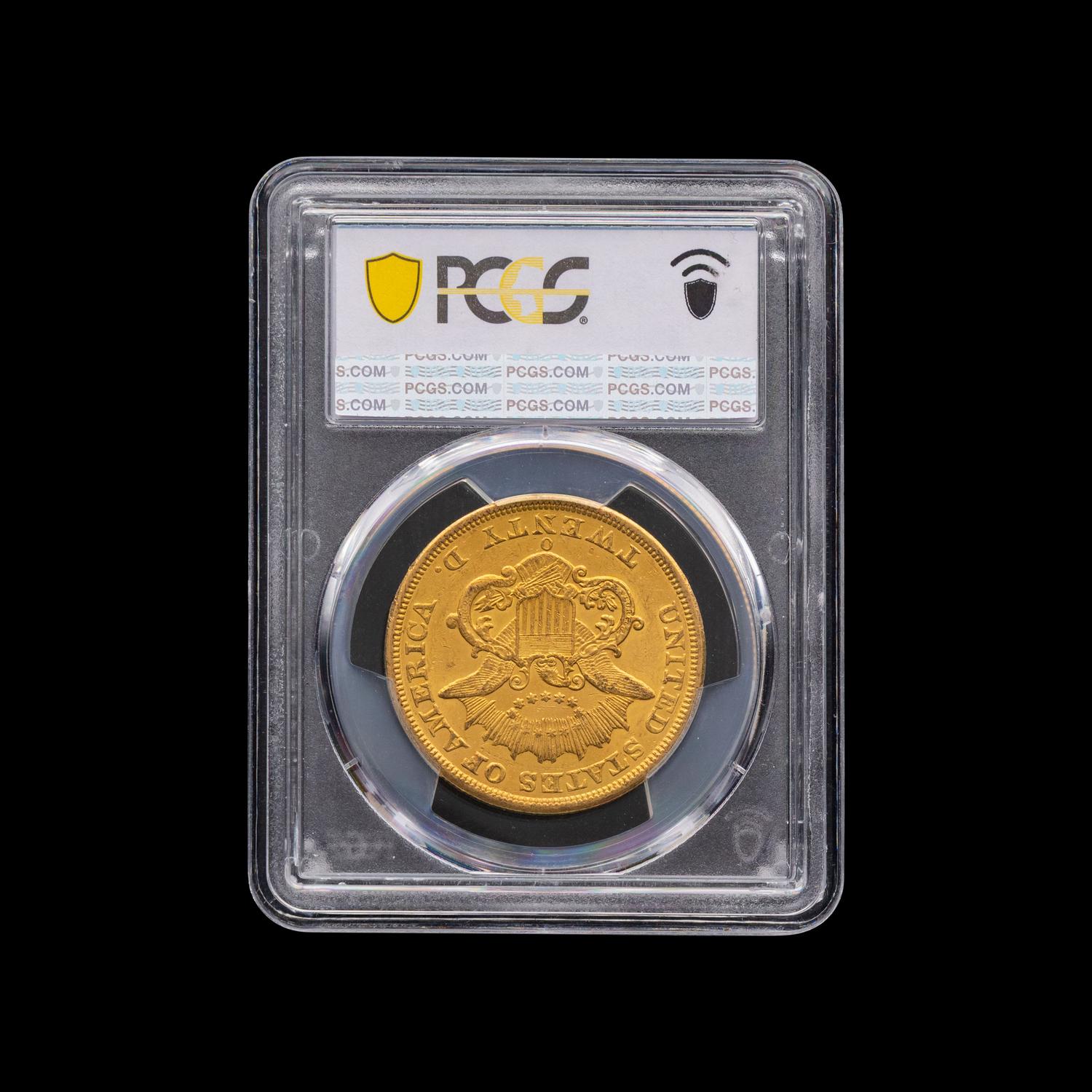 An 1851-O Liberty Head $20 Gold Coin [PCGS AU58; ex. The Fairmont Collection ]