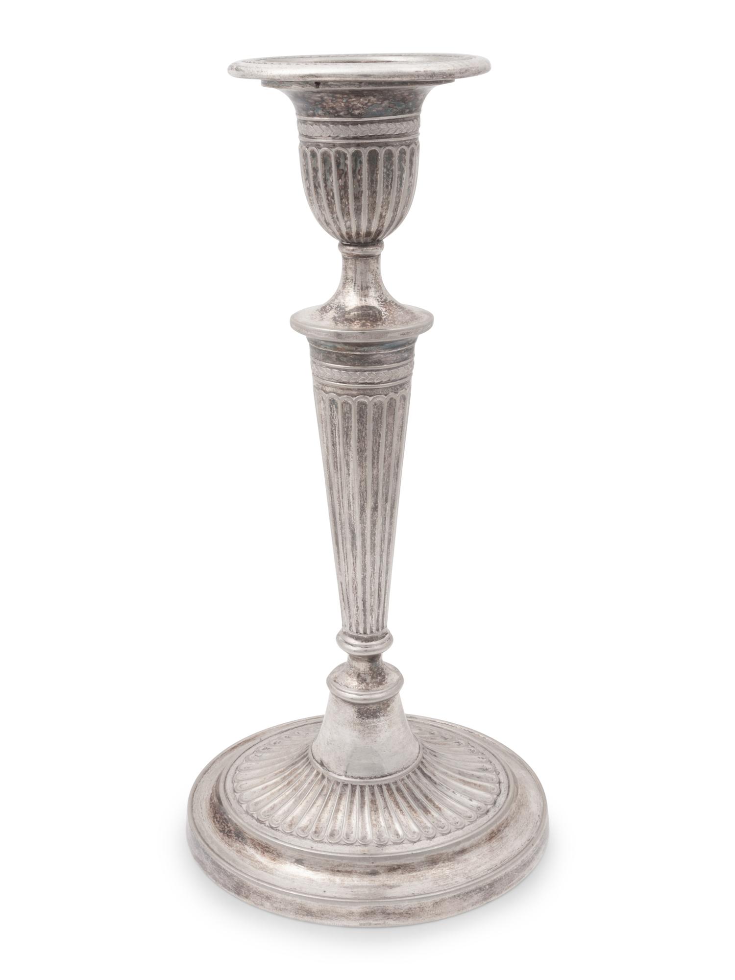A Group of American Silver Candlesticks and Candelabras