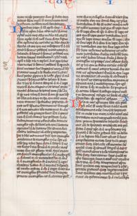 A Group of Six Hand Colored Illuminated Manuscripts