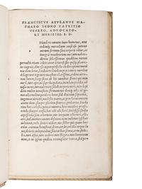 [BINDING]. CURTIUS RUFUS, Quintus (d. ca 53 CE). Quintus Curtius . [ De rebus Alexandri Regis Macedonum libri III-X] . Venice: heirs of Aldo Manuzio & Andrea Torresano, July 1520.