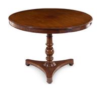 A Regency Inlaid Mahogany Center Table