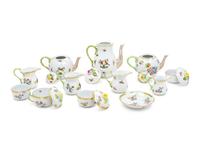 A Group of Herend Porcelain Tea and Coffee Articles