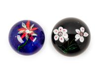 Two Glass Paperweights