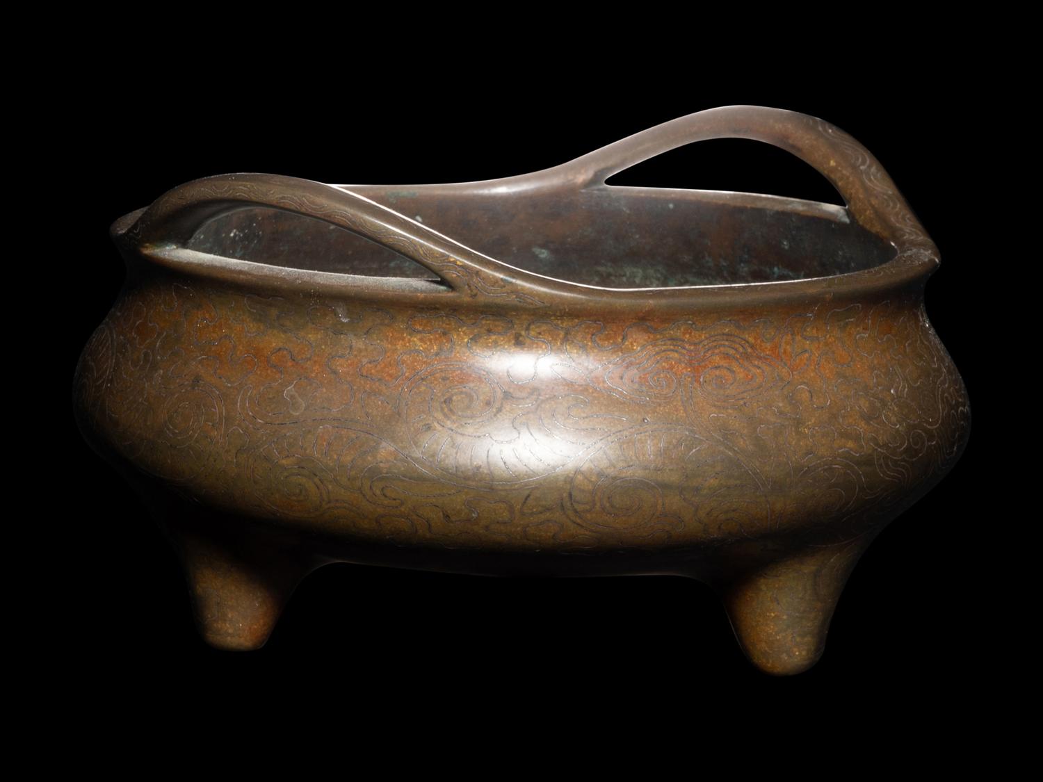 A Chinese Bronze Incense Burner