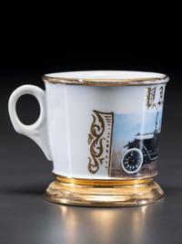 A Maxwell Open Touring Car Porcelain Shaving Mug