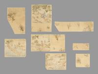 Six Chinese Embroidered Silk Panels