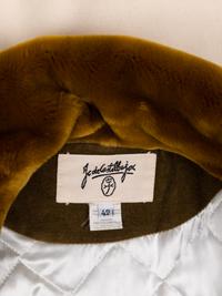 Jean de Castelbajac Coat with Faux Fur Trim, 1980s