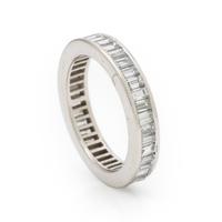 Diamond and Platinum Eternity Band