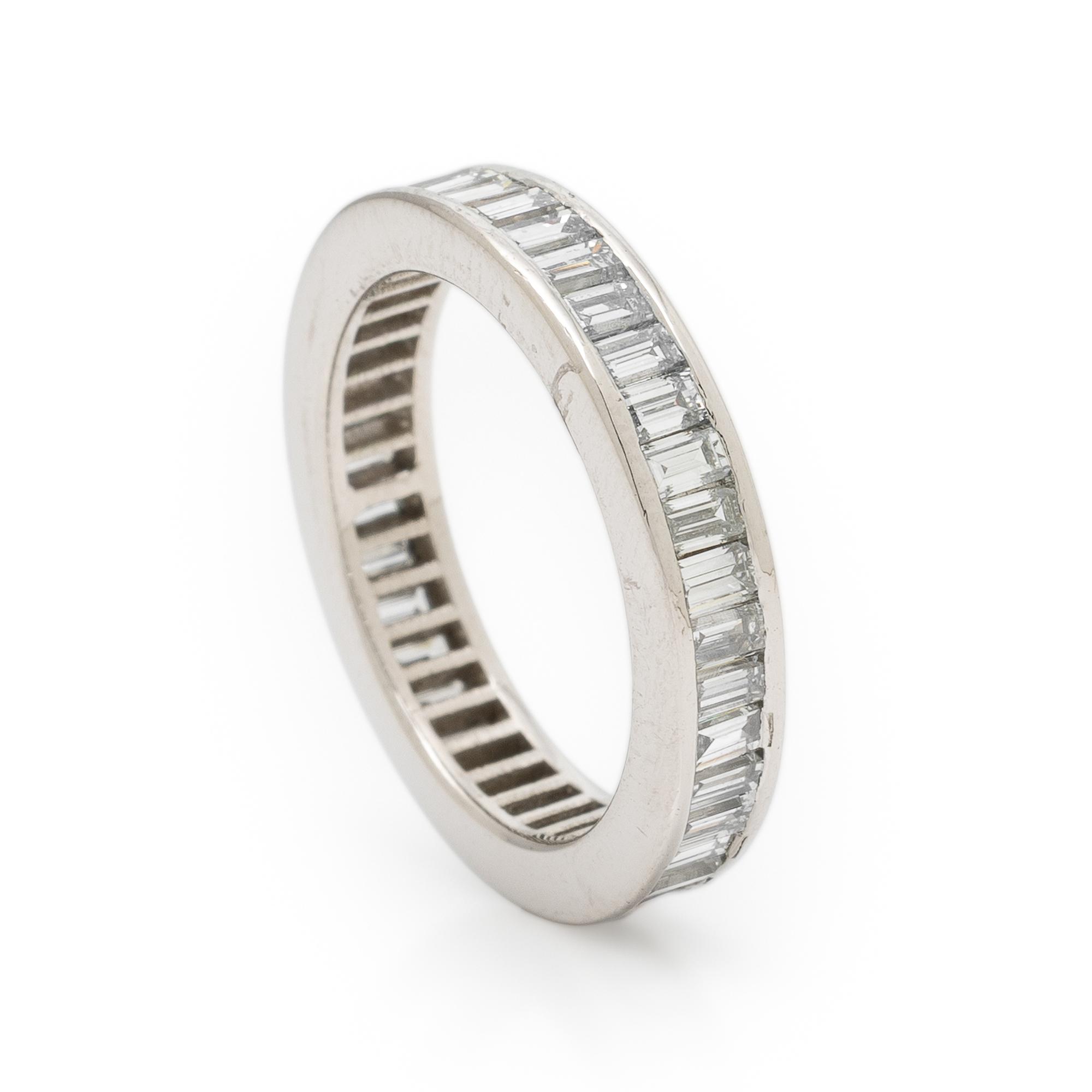 Diamond and Platinum Eternity Band