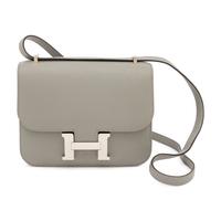 Hermès, Mini Constance 18 in Gris Mouette Epsom