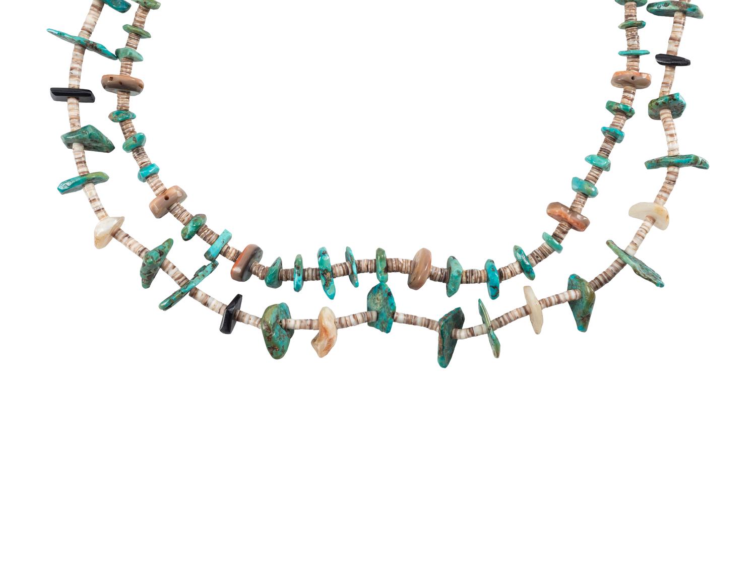 Pueblo Double-strand Necklace