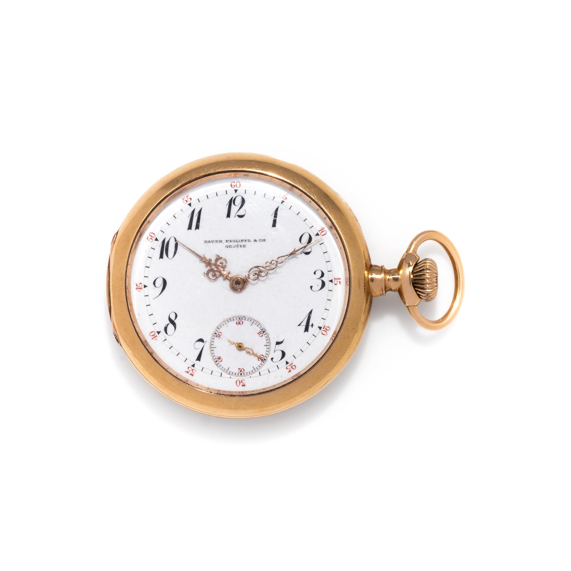 PATEK PHILIPPE, 18K YELLOW GOLD POCKET WATCH