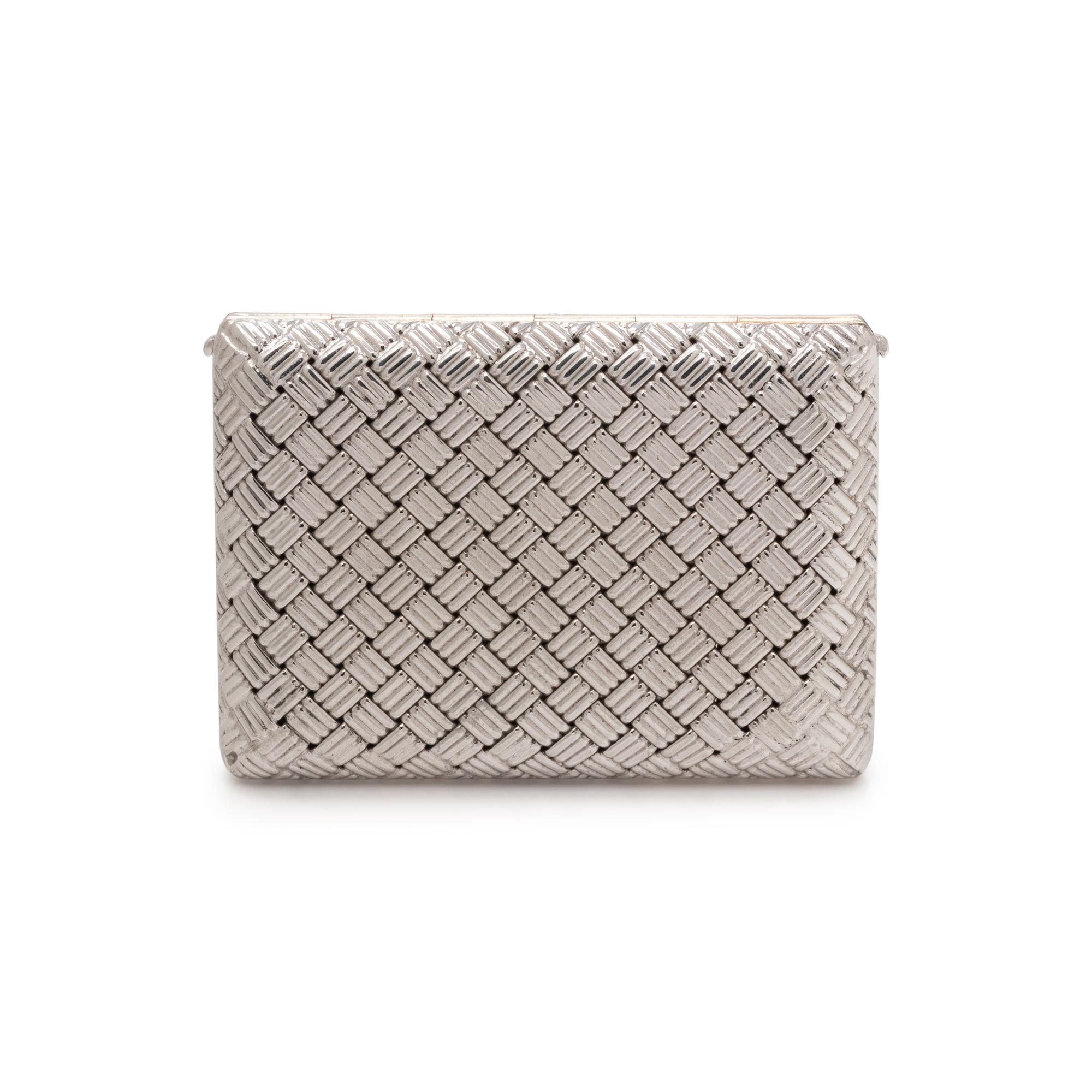 PIAGET, VINTAGE, REF. 9513 18K WHITE GOLD ENVELOPE FORM WATCH