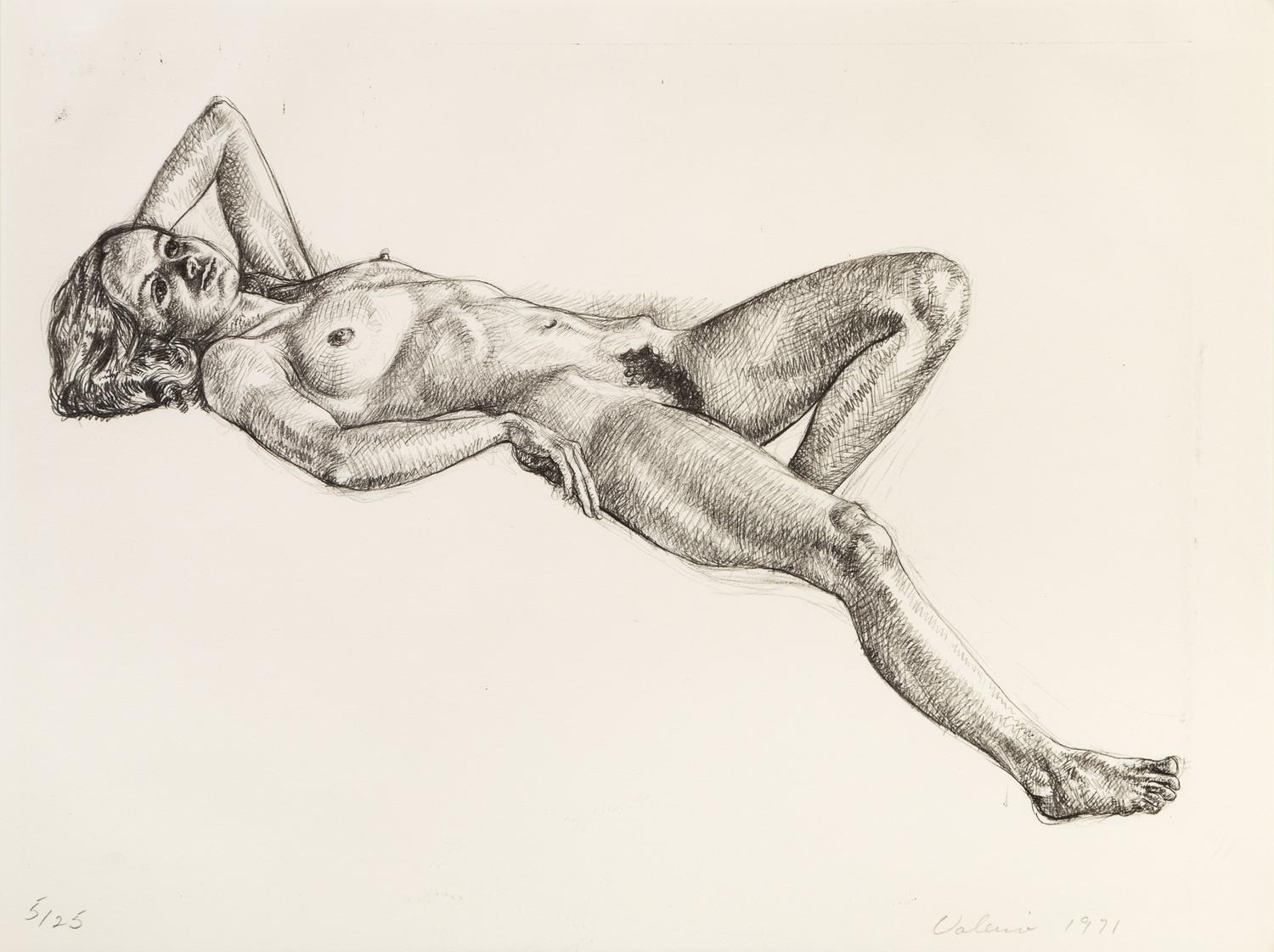 James Valerio (American, b. 1938) Nude, 1971 lithograph…