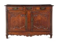 A French Provincial Carved Oak Cabinet