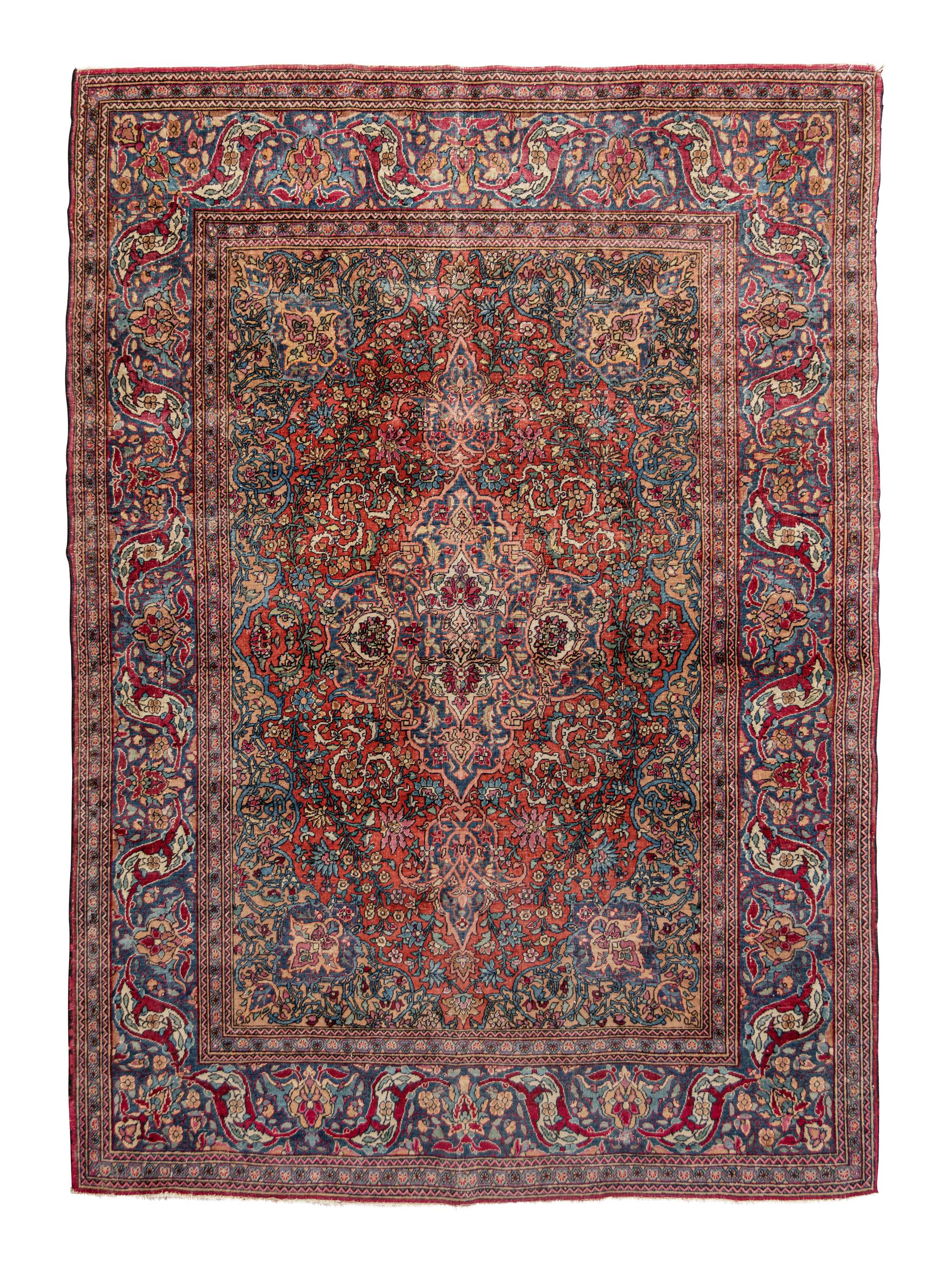 A Kirman Wool Rug