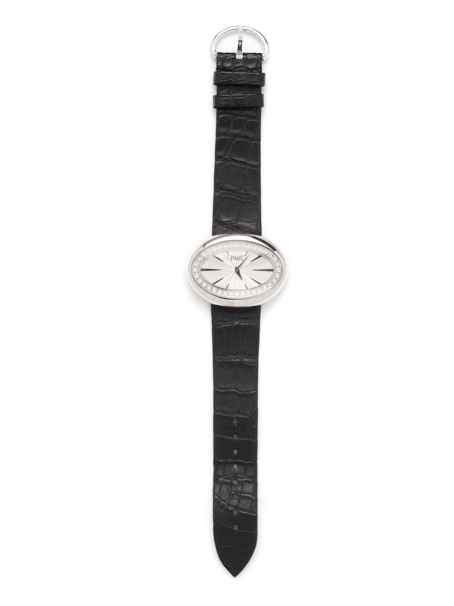 PIAGET, 18K WHITE GOLD AND DIAMOND REF. P10442 'LIMELIGHT MAGIC HOUR' WRISTWATCH