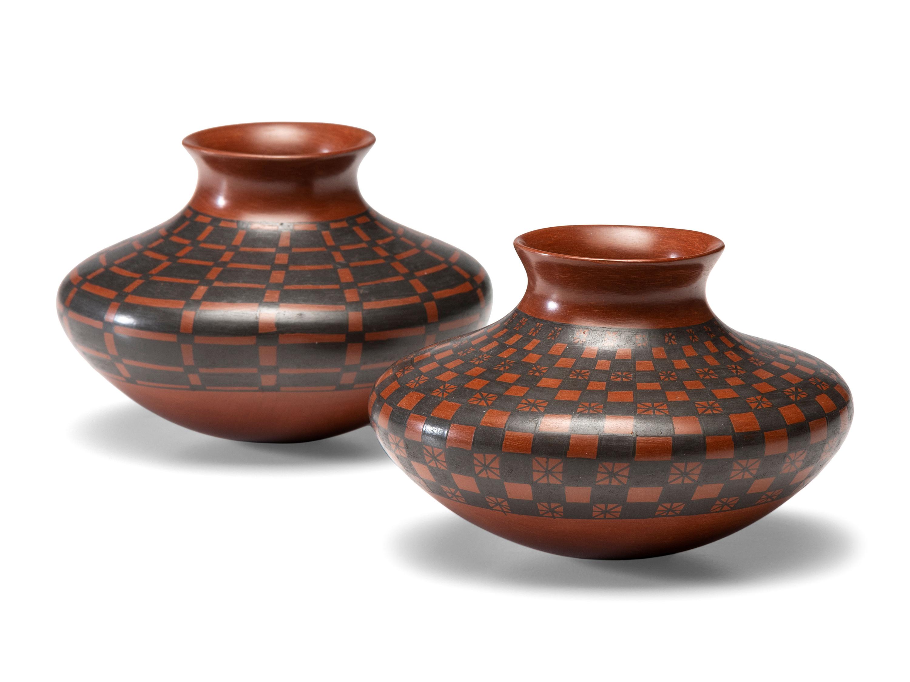 Pottery Jars, Complementing Pair