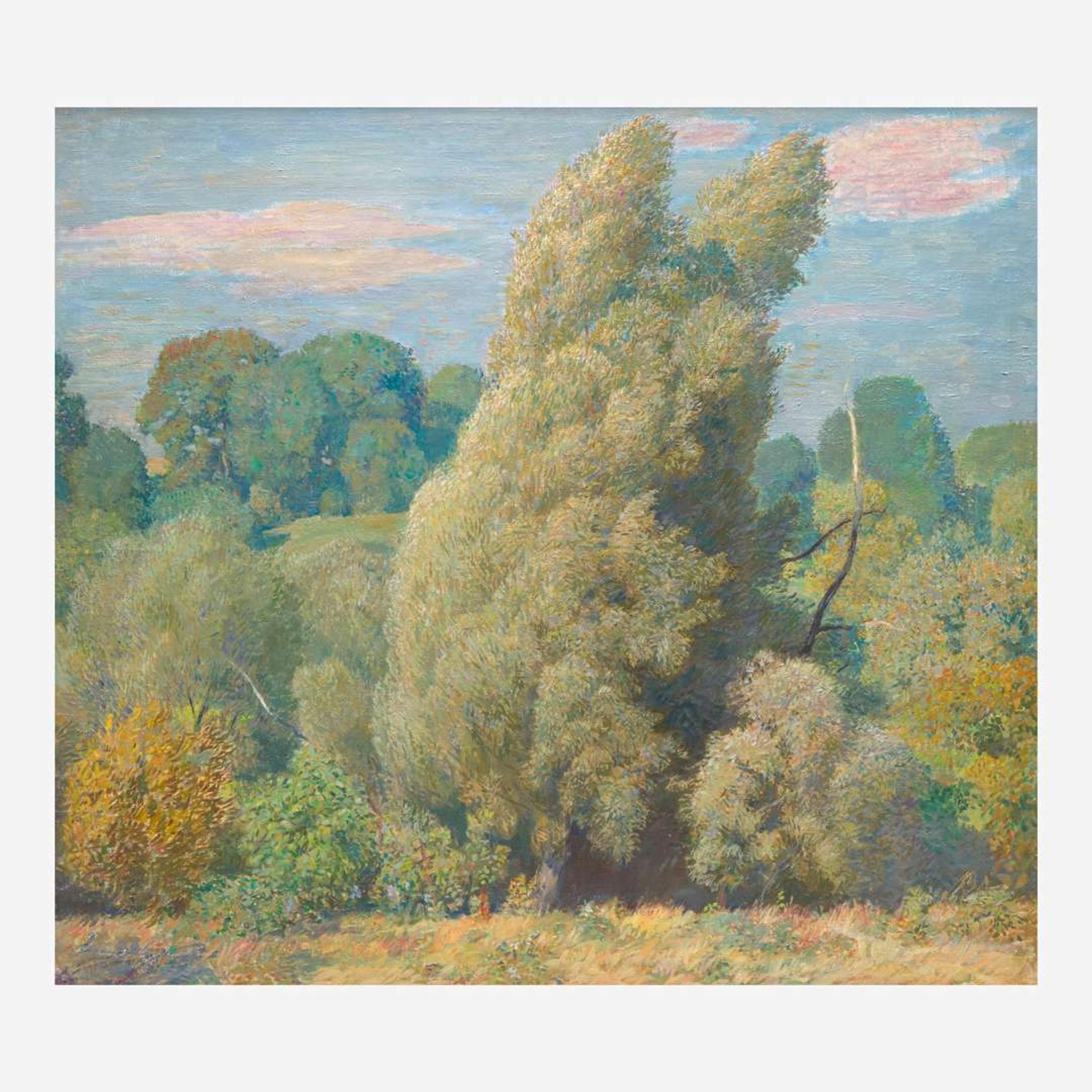 Daniel Garber (American, 1880–1958) Wind Blown Willows