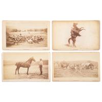 C.D. Kirkland's Views of Cow-Boy Life, Eight Boudoir Photographs