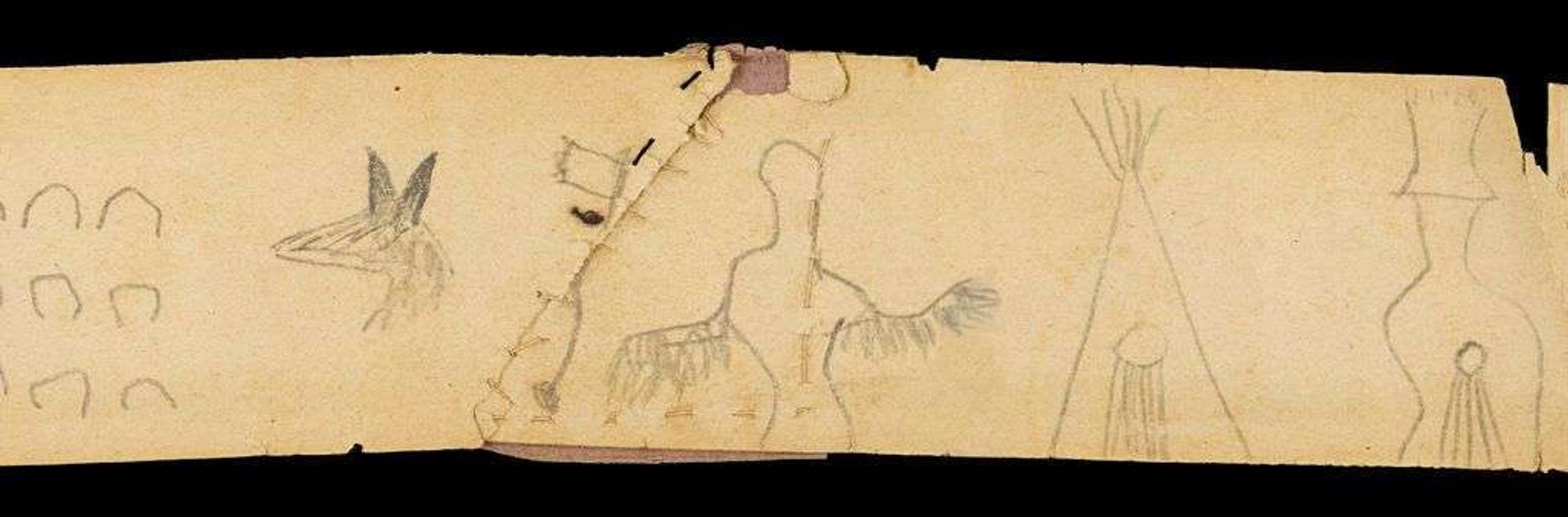 Rare Lakota Winter Count circa 1880