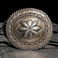 Repurposed Belt Buckle from Early Navajo Second Phase Concha