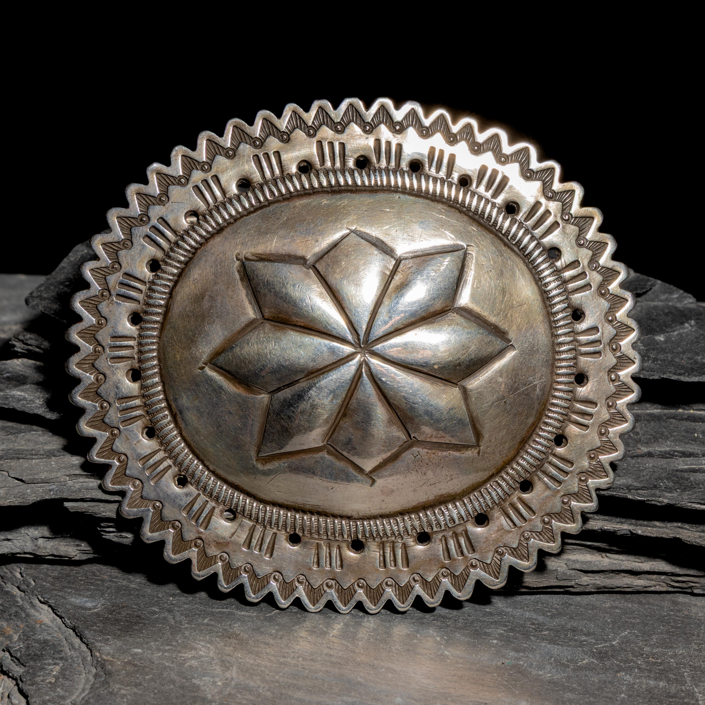 Repurposed Belt Buckle from Early Navajo Second Phase Concha