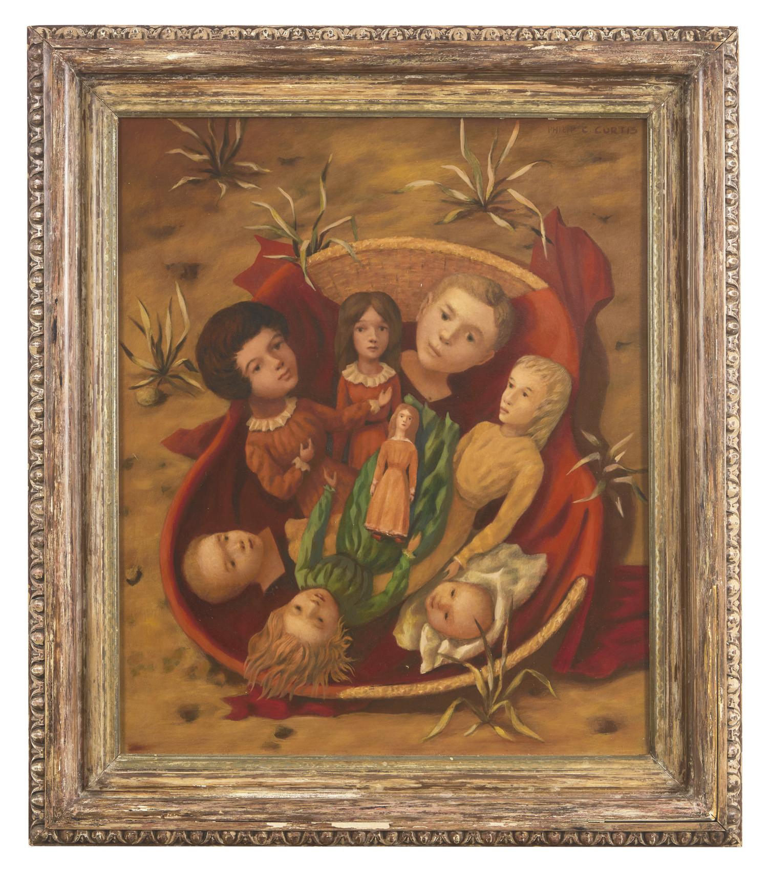 Basket of Dolls , c. 1965