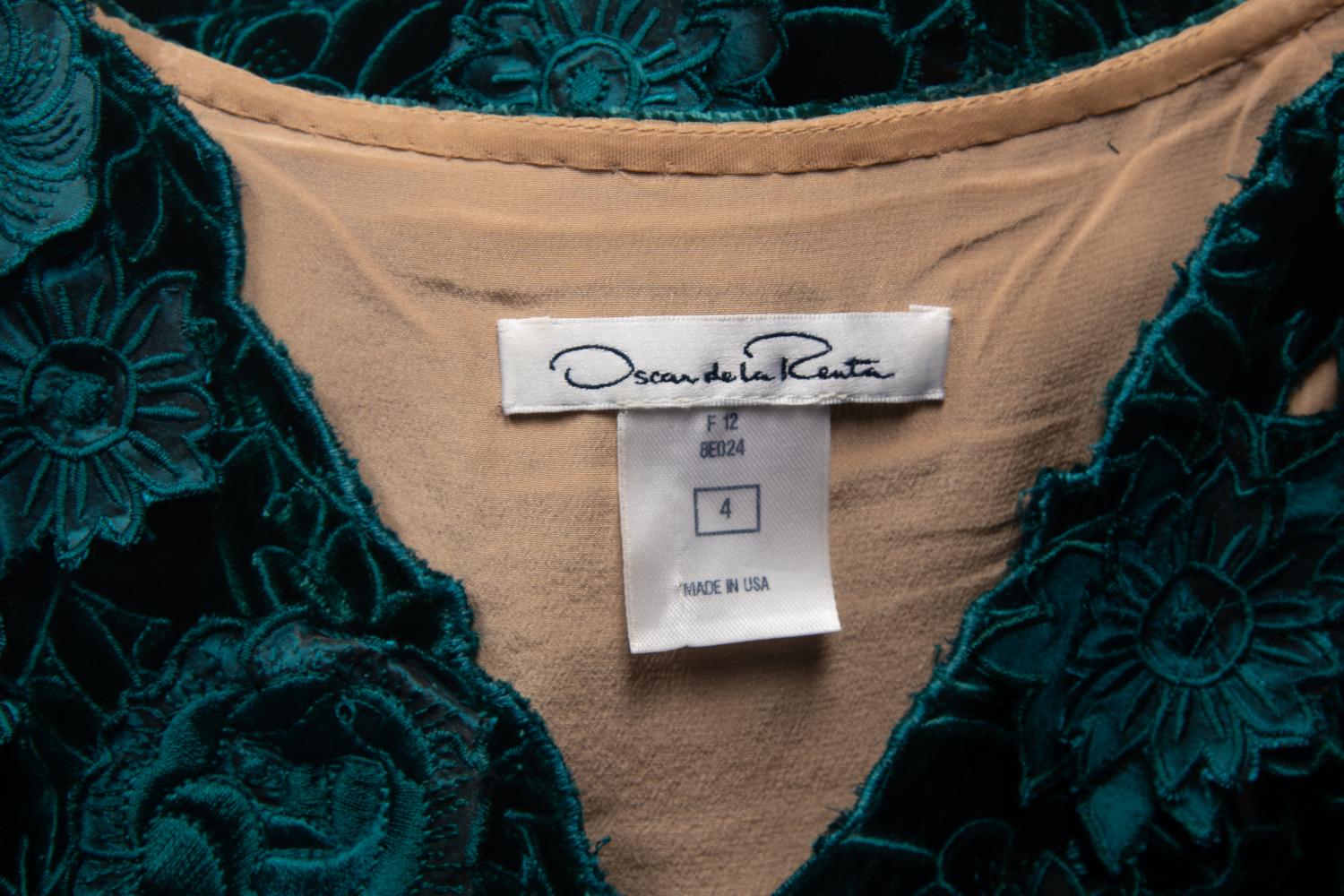 Oscar de la Renta Floral Gown