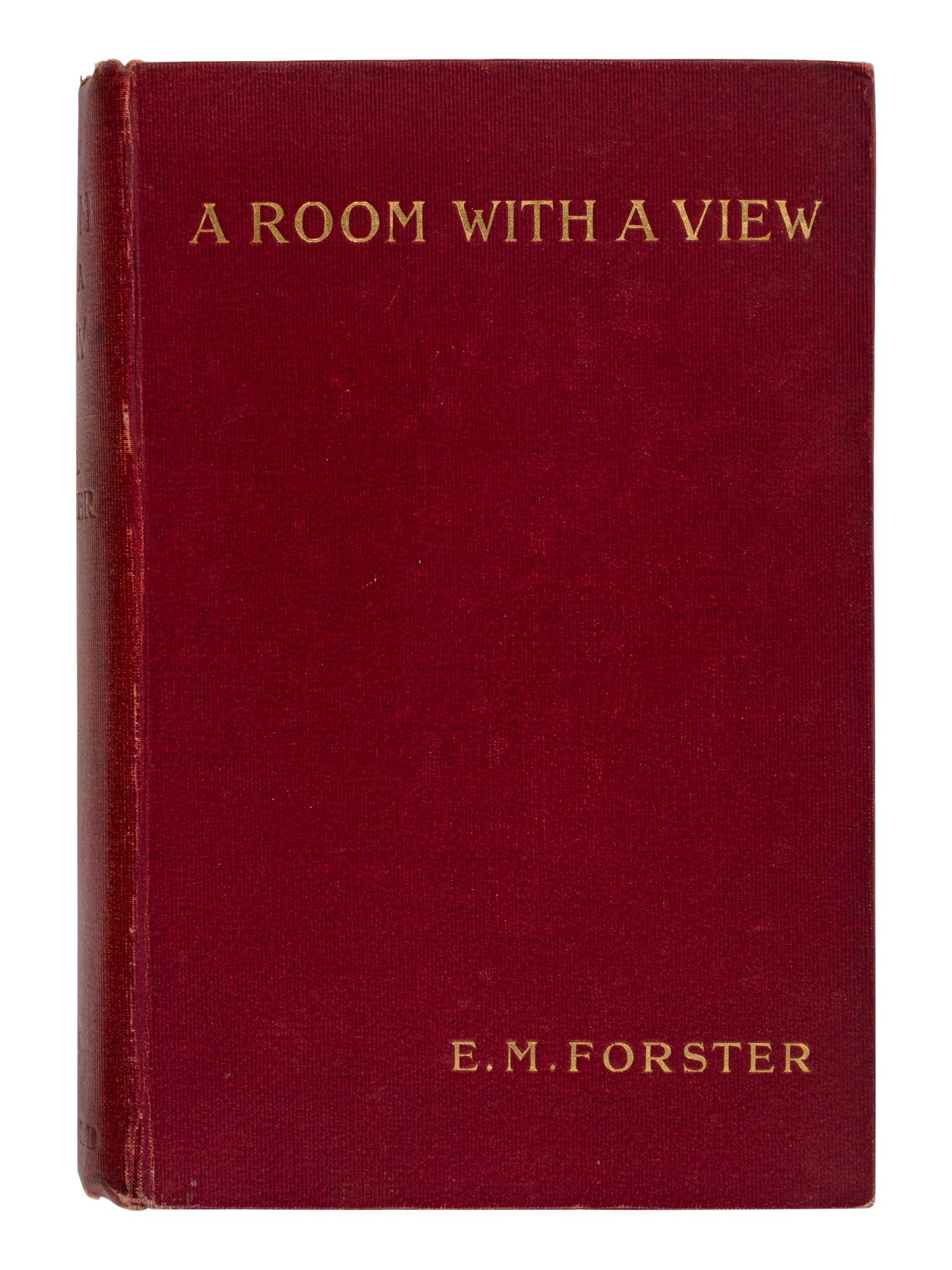 FORESTER, E.M. (1879-1970). A Room with a View . London: Edward Arnold, 1908.