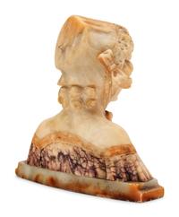 An Italian Alabaster Bust of a Girl